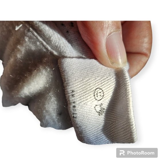 Glossier Cream Speckled Cropped Longsleeve Hoodie Size Small - Picture 4 of 5